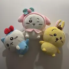 タグあり ちいかわ サンリオキャラクターズ ぬいぐるみS 3体セット