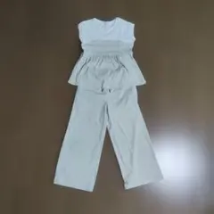 グレー フリル付きセットアップ (100cm~)のサムネイル