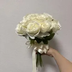 ウェディング　ブーケ　ブートニア　セット