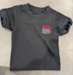 NASA プリント 半袖Tシャツ ブラックのサムネイル