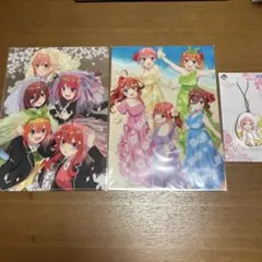 映画　五等分の花嫁　前売り特典　クリアファイル　2種類　オマケ付き