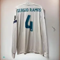 レアル・マドリード SERGIO RAMOS 4番 長袖 シャツ 2018年