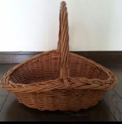 かご　バスケット　天然素材　ハンドメイド　キッチン　園芸　小物入れ