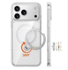 TORRAS iPhone 17 Pro ケース Magsafe 耐衝撃 透明