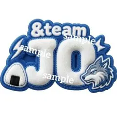 &TEAM JO ぬいぐるみ生地風 ネームボード