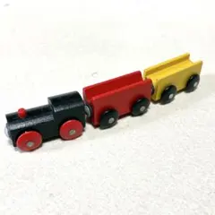 木製 列車 3両セット おもちゃ