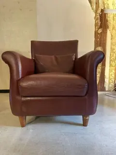 未使用品 スペイン DANVES シングルソファ ソファ 1人掛け カントリー