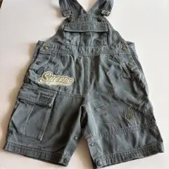 ピーナッツ　オーバーオール 90cmカーキ