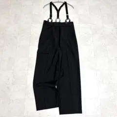 H BEAUTY&YOUTH トロピカルハイウエストサスペンダーパンツ