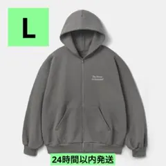 【新品】ENNOY DOUBLE ZIP HOODIE GRAY Lサイズ