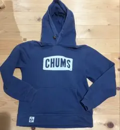 CHUMS パーカー ネイビー レディース M
