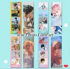 BTS Jimin ジミン　4カットロングフォトカードセット