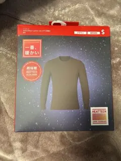 ユニクロ　超極暖　メンズS ヒートテック　ウルトラウォーム　クルーネックT