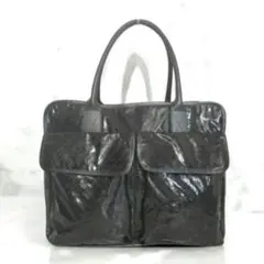 ✨美品✨GHERARDINI　ソフティー　トートバッグ　ブラック × ラメ　A4