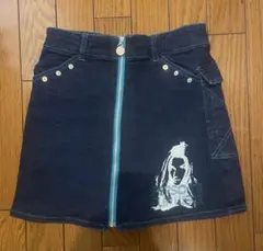 平成ギャル Y2K デニムミニスカート ジップ ギャル系
