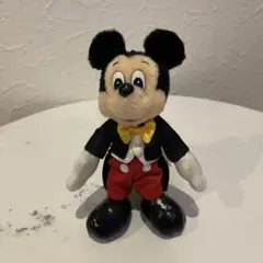 東京ディズニーランド 35周年 レトロ ミッキーマウス ぬいぐるみ バッジ