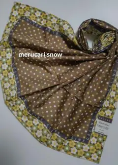 CELINE　大判ハンカチーフ　スカーフ シルク＆コットン　ラージコレクション