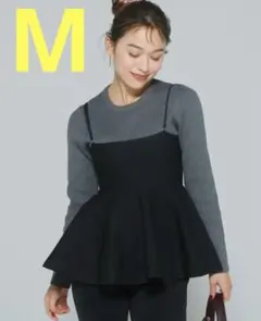 コカ　M　 キャミソールスポンディッシュニットキャミソール