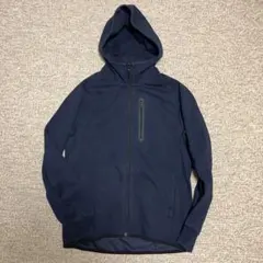 廃盤モデル ユニクロ ドライスウェットパーカー M navy ストレッチ
