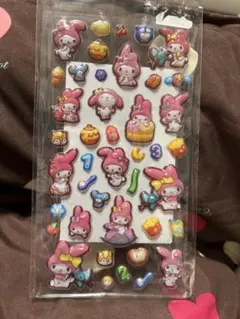 マイメロディ ぷっくりシール