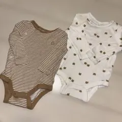 sui様専用ベビーGAPクマ柄ロンパース2点セット