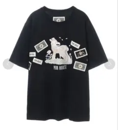 最終価格：ピンクハウス ひつじプリント カットソー 黒のサムネイル