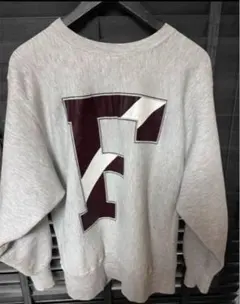 【90s/USA製】チャンピオン リバースウィーブ L 両面 カレッジスウェット