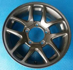 99％新品 傷無し汚れ無しの超超極上品 新型ジムニー 純正アルミ 1本 新車外し