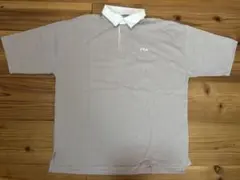 FILA 半袖ポロシャツ ベージュ