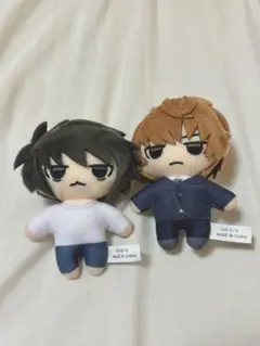 デスノート展　夜神月・ニア　ぬいぐるみセット Amazon.co.jp: デスノート展 ぬいぐるみマスコット 全5種セット