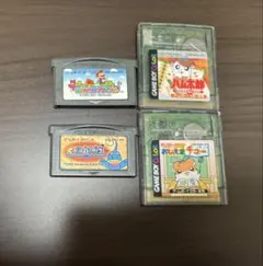 ゲームボーイアドバンス ソフト 4本セット　マリオ　くるりんパラダイス　ハム太郎
