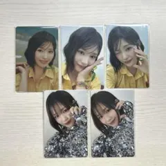 石井蘭 MIRAI 通常版 初回AB お守りカード 5種トレカコンプ