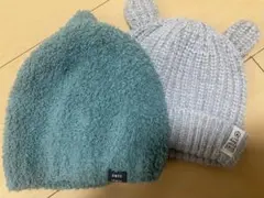 petit main（プティマイン）ベビー帽子 2点セット