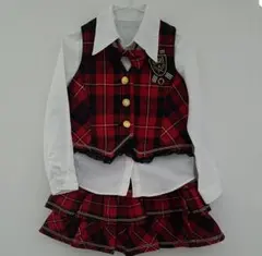 新品♪入学式 女の子 ベストスカート３点セット120cm