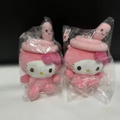 2025年セブンイレブン限定ハローキティ 干支 巳 ぬいぐるみマスコット　ヘビ