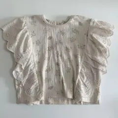 バースデイ　ママラク　90cm フリルブラウス　フリルトップス　花柄　女の子