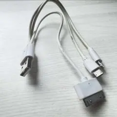 3in1 充電ケーブル 1本3役 約22センチ
