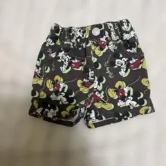 Lミッキーマウス プリント パンツ 80サイズ