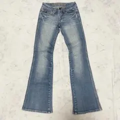 ローライズ 平成 ギャル 00sアーカイブ y2k フレア ベルボトム デニム