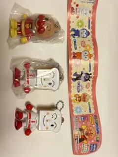 チキチキアンパンマンNEW2 アンパンマンガチャガチャ キーホルダー 3体セット