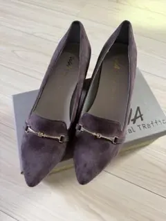 【美品】ブラウン　パンプス　スウェード調　オリエンタルトラフィック　WA