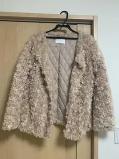 プードルコート ファーコート ジャケット