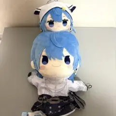 ホロライブ　パペットぬいぐるみ　ミニマスコット　星街すいせい