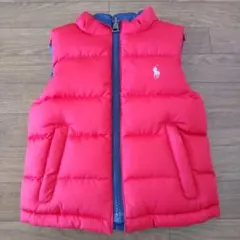 ラルフローレン ダウンベストリバーシブル 90cm
