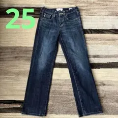 SOMETHING ELSA ストレートデニム ダークブルー　サイズ25