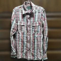 ナイジェルケーボン Nigel Cabourn リネンチェックシャツ 日本製のサムネイル