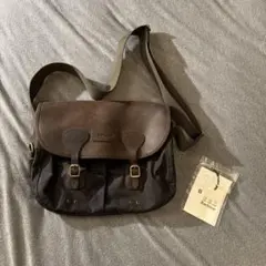 Barbour ワックスレザーコンビショルダーバッグのサムネイル