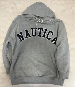 NAUTICA グレー フード付きパーカー