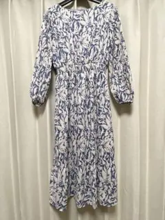 ROPÉ PICNIC ワンピース　ブルー　柄