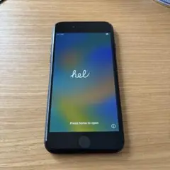 ジャンク iPhone SE2 64GBバッテリー87%画面ヒビ・タッチ不良あり